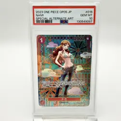 PSA 10 Nami R SP OP01-016 Awakening of the New Era 2023 ONE PIECE Card Japanese - Image 4