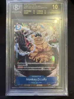 POP 3 BGS 10 BLACK LABEL Monkey.D.Luffy TR 2025 One Piece Carrying on His Will - Image 1