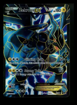 #2 Zekrom EX 97/99 Next Destinies 2012 Full Art Holo Rare Pokemon Card TCG - Image 1