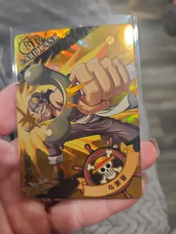 One Piece Holographic Foil OPO1-GR04 Collector Trading Card Usopp - Image 1