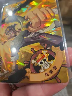 One Piece Holographic Foil OPO1-GR04 Collector Trading Card Usopp - Image 3