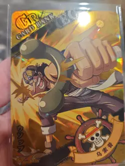 One Piece Holographic Foil OPO1-GR04 Collector Trading Card Usopp - Image 5