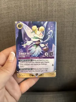 Disney Lorcana- Tinker Bell 33/P3 Winterspell Store Championship Promo Card - Image 1
