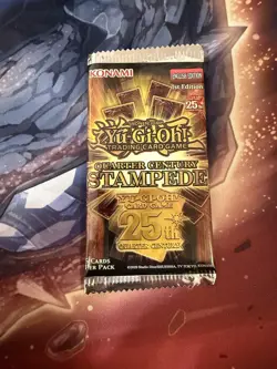 Yugioh Quarter Century Stampede 1st Edition Single Pack Of 5 Cards - Image 1