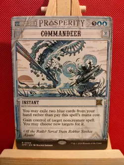 Commandeer - Outlaws of Thunder Junction Breaking News - NM - MTG - Image 1