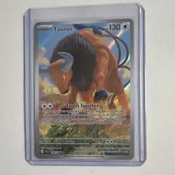 Pokemon TCG english Tauros Illustration Rare Chaos rising 96/86 NM - Image 1