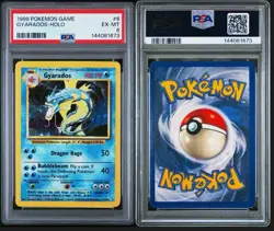 Pokemon Gyarados TCG Base Set Holo Rare Card 6/102 PSA 6 - Image 3