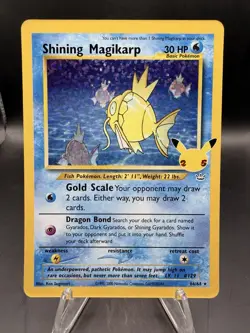 Pokemon TCG Shining Magikarp 66/64 Celebrations 25th Anniversary Edition - Image 1