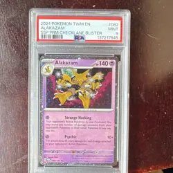 Pokemon TCG Alakazam Blister Exclusives 082/167 Cosmos Holo 140 HP - Image 1
