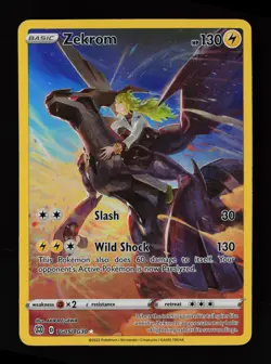 Zekrom TG05/TG30 Holo Brilliant Stars Trainer Gallery Pokemon Cards - Image 1