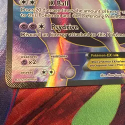 Pokemon Mewtwo EX Full Art Holo Next Destinies 98/99 MP Moderate Play - Image 2
