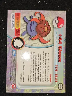 Gloom #44, Pokemon TCG Blue Logo Topps TV Animation Edition, Regular - Image 3