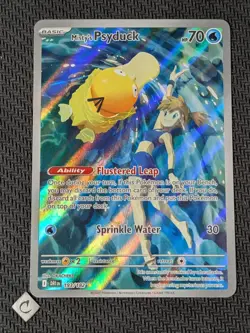 Misty's Psyduck 193/182 - Destined Rivals Illustration Rare Pokemon TCG NM - Image 1