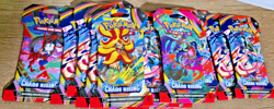 Pokemon Sleeved Chaos Rising Booster Pack Factory Sealed English TCG x 1 - Image 1