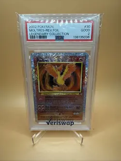 PSA 2 2002 Pokemon Legendary Collection Moltres 30/110 Reverse Holo Foil Rare - Image 1
