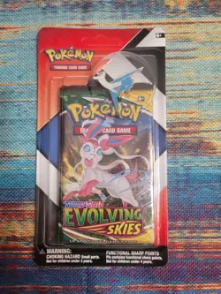 Pokemon Evolving Skies & Chilling Reign 2 pack Blister w/ pin - Sealed - Image 1