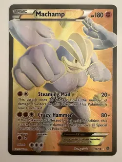 The Pokemon Company Machamp EX 90/98 Full Art Holo – XY Ancient Origins - Image 1
