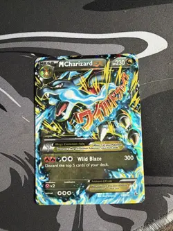 M Charizard EX (X) 69/106 Flashfire Holo Pokemon EX 2015 - Image 2