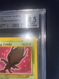 Shining Celebi Bgs 8.5 Pokemon 106/105 Neo Destiny Ita - Image 3