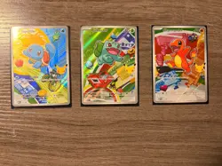 Pokemon TCG First Illustration 2026 Holo Lot Squirtle Bulbasaur 037-039 - Image 1
