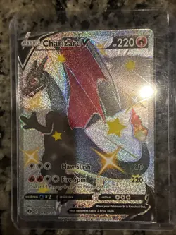 Pokemon TCG Charizard v Champions Path Shiny Holo Card 079/073 - Image 1