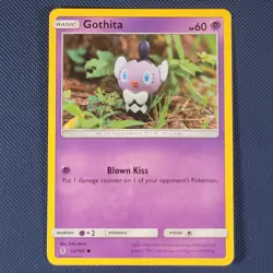 Gothita 52/145 - Guardians Rising - Yuka Morii Common Pokemon Card - LP - Image 1