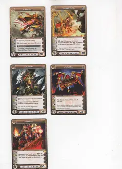 Chaotic lot #039. Lot of 10 Danian creature cards - Image 1