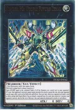 DUAD-EN042 Number F0: Utopic Future Zexal - Ultra Rare Card 1st Edition - Image 1