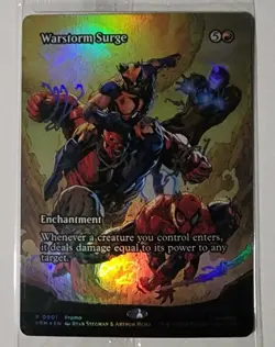 Warstorm Surge Magic The Gathering Exclusive Promo Card Sealed NEW Marvel P0001 - Image 1