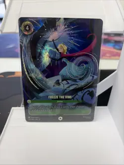 Lorcana Freeze The Vine EN Disney English Version Enchanted Play Card Used - Image 1