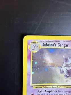Sabrina’s Gengar 14/132 Holo Pokemon Card Gym Heroes Set - Image 4