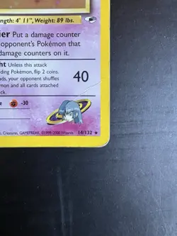 Sabrina’s Gengar 14/132 Holo Pokemon Card Gym Heroes Set - Image 5