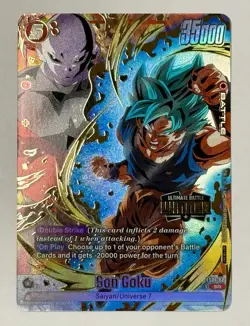 2025 Dragon Ball Fusion (Ultimate Battle Vol. 1) Winner Card Son Goku FS01-08 - Image 1