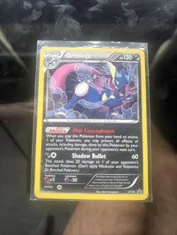 Pokemon TCG Greninja XY Black Star Promo Holo Card XY24 - Image 1