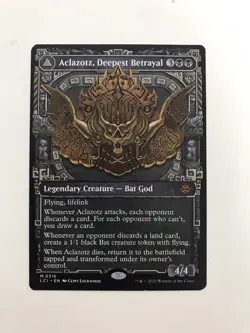 Aclazotz Deepest Betrayal / Temple of the Dead Showcase MTG Magic Card Mint LCI - Image 1