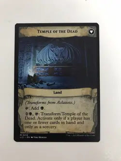 Aclazotz Deepest Betrayal / Temple of the Dead Showcase MTG Magic Card Mint LCI - Image 2