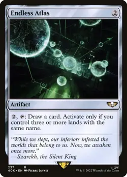 MTG - Endless Atlas - Warhammer 40K Commander - X1 - (LP) - #E4325 - Image 1
