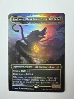 Wizards of the Coast MTG Biollante, Plant Beast Form #380 Mythic Foil Borderless - Image 1