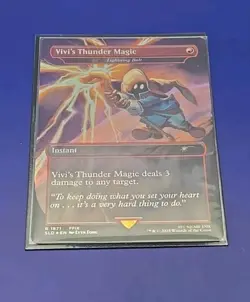 Vivi's Thunder Magic - Lightning Bolt (Rainbow Foil) Secret Lair Drop Foil - Image 1