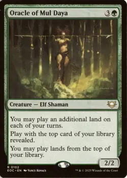 Oracle of Mul Daya 102 EOC Commander: Edge of Eternities NM - Image 1