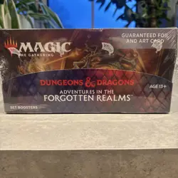MTG Dungeons & Dragons Adventures in the Forgotten Realm Set Booster Box Sealed - Image 1
