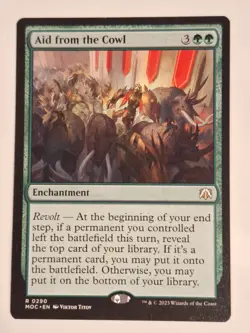Aid from the Cowl - Commander March of the Machine Magic the Gathering MTG Nice! - Image 1