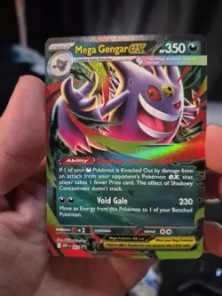 Pokemon TCG Mega Gengar EX 073 Black Star Promo Mega Moonlit Tin - Image 1