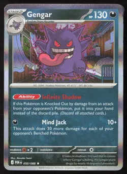Gengar 050/088 Rare Perfect Order Pokemon Holo Near Mint - Image 1