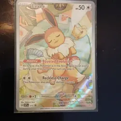 Pokemon TCG Eevee 173 Sv: Scarlet & Violet Promo Holo Full Art Eng 2023 50 HP - Image 1