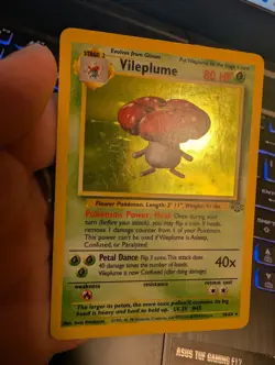 Pokemon TCG Vileplume Jungle 15/64 Holo Unlimited Holo Rare - Image 2