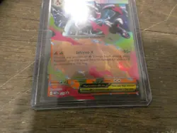 Pokemon Mega Charizard X ex 029 Mega Evolution Holo Black Star Promo - Image 3
