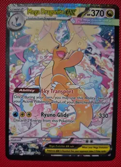 Pokemon Mega Dragonite EX 290/217 Full Art Secret Rare Holo English - Image 1