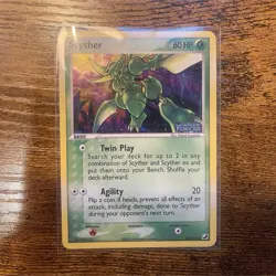 Pokemon TCG Scyther 46/115 Unseen Forces Reverse Holo Uncommon 60 HP - Image 1