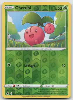 Cherubi 011/159 Common Crown Zenith Pokemon Reverse Holo NM - Image 1